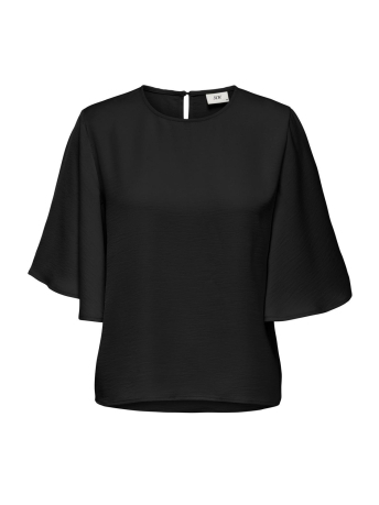 Jacqueline de Yong T-shirt JDYURBA 2/4 TOP WVN EXP 15336606 BLACK