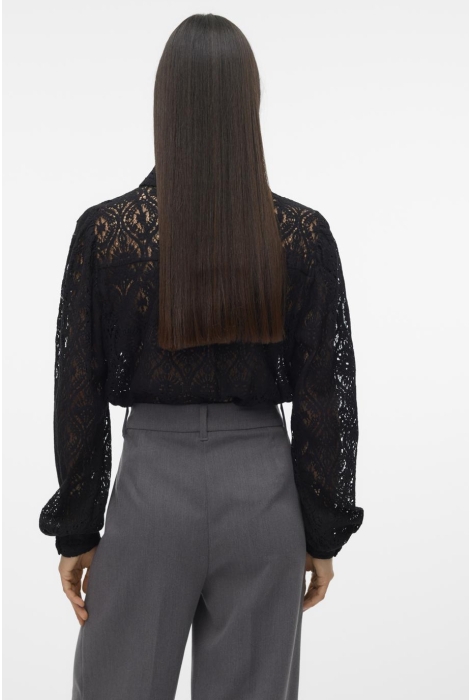 Vero Moda vmobena l/s lace shirt wvn btq