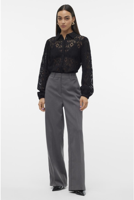 Vero Moda vmobena l/s lace shirt wvn btq