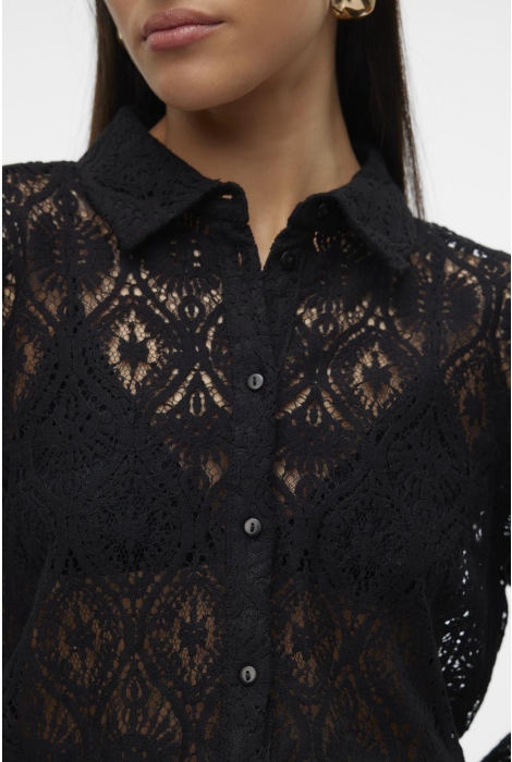 Vero Moda vmobena l/s lace shirt wvn btq