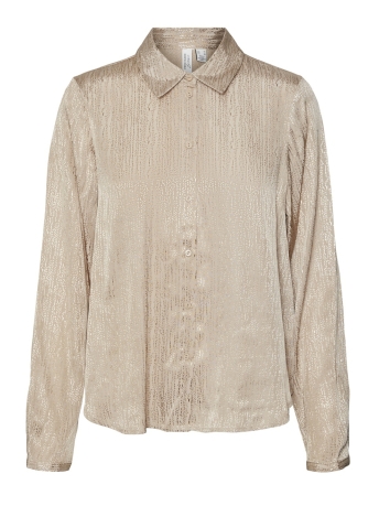 Vero Moda Blouse VMOTHEA L/S SHIRT WVN BTQ 10315404 Silver Mink