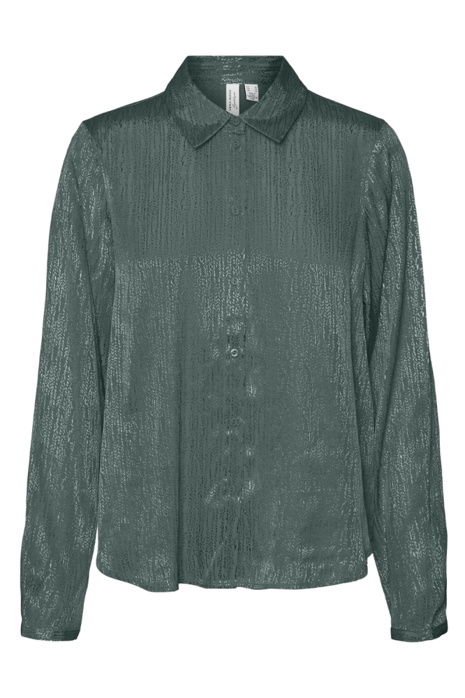 VMOTHEA L/S SHIRT WVN BTQ 10315404 Balsem Green