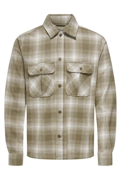 Only & Sons onscedric life check overshirt noos