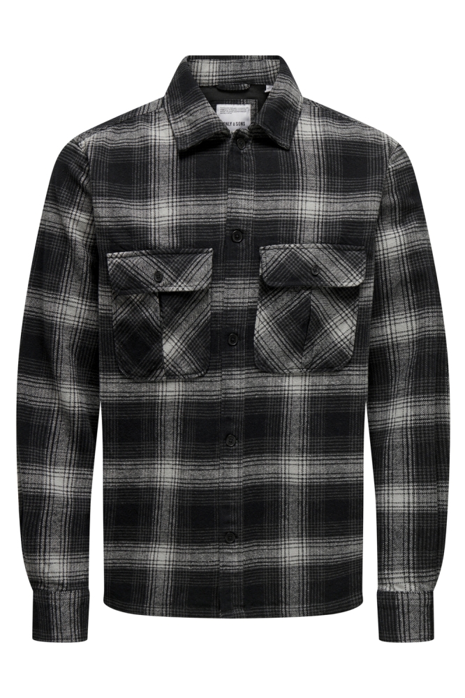 ONSCEDRIC LIFE CHECK OVERSHIRT NOOS 22030843 GRIFFIN