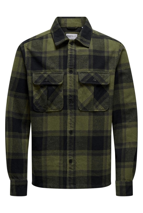 Only & Sons onscedric life check overshirt noos