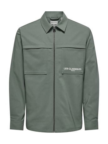 Only & Sons Overhemd ONSLES CLASSIQUES OVERSHIRT LS SHIR 22030840 BALSAM GREEN