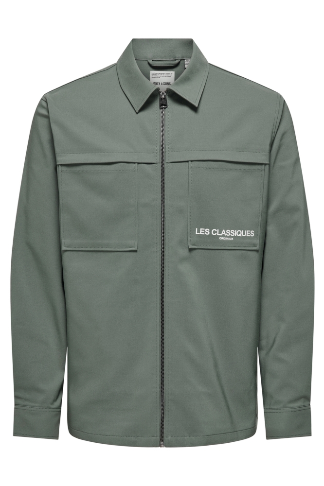 ONSLES CLASSIQUES OVERSHIRT LS SHIR 22030840 BALSAM GREEN