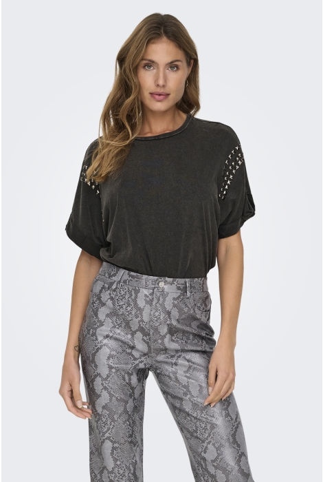 Only onllucy life s/s loose studs top jr