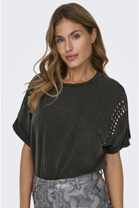 Only onllucy life s/s loose studs top jr