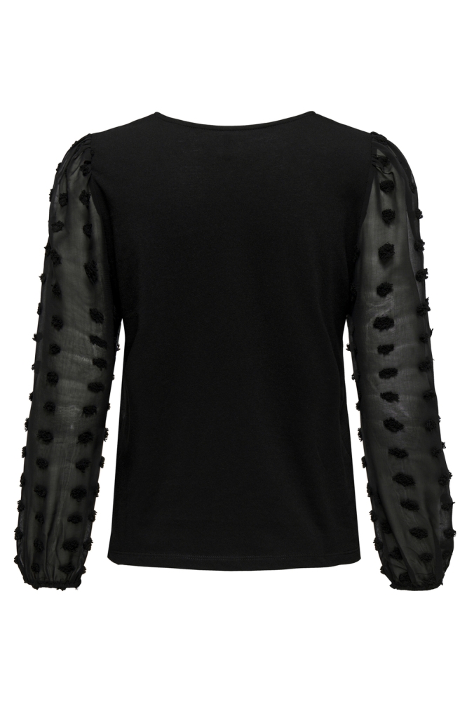 ONLEMERY LIFE L/S MIX TOP BOX JRS 15330738 BLACK