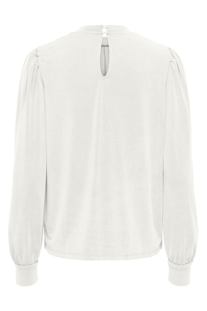 ONLFREE LIFE L/S MODAL HIGHNECK TOP 15303795 Cloud Dancer