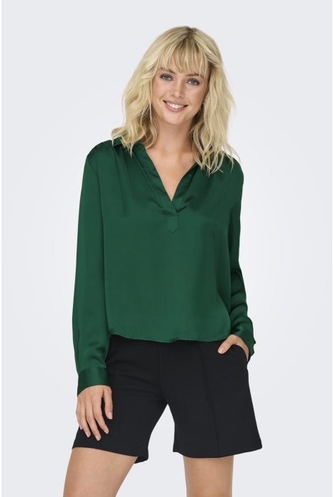 Only onlzora ls v-neck collar top wvn