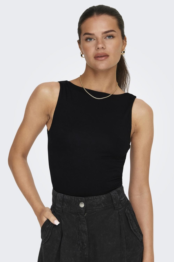 ONLFELINA S/L 2-WAY TOP CS JRS 15339573 BLACK