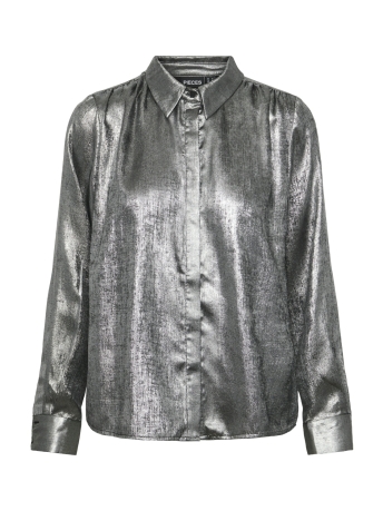 Pieces Blouse PCNISANA LS SHIRT BC FC 17152227 Silver