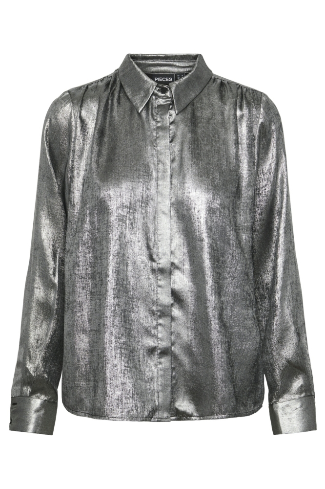 PCNISANA LS SHIRT BC FC 17152227 Silver