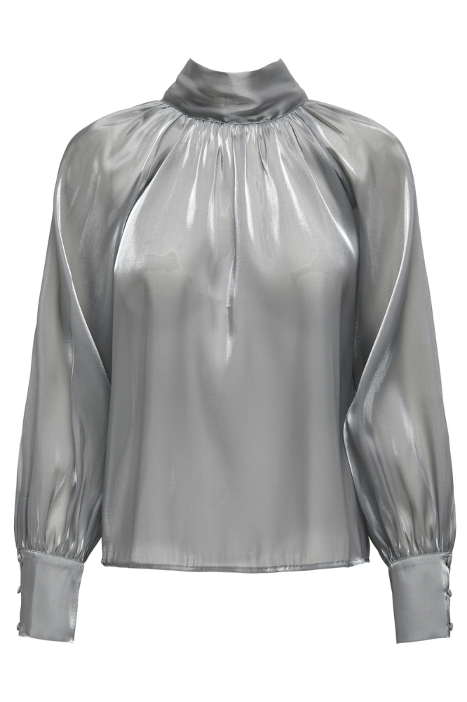 JDYDANI L/S BOW TOP WVN 15335455 Silver