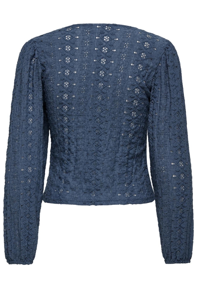 JDYDASHEL L/S LACE TOP JRS 15297383 BERING SEA