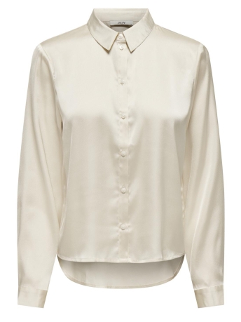 Jacqueline de Yong Blouse JDYFIFI L/S SHIRT WVN NOOS 15203504 SANDSHELL