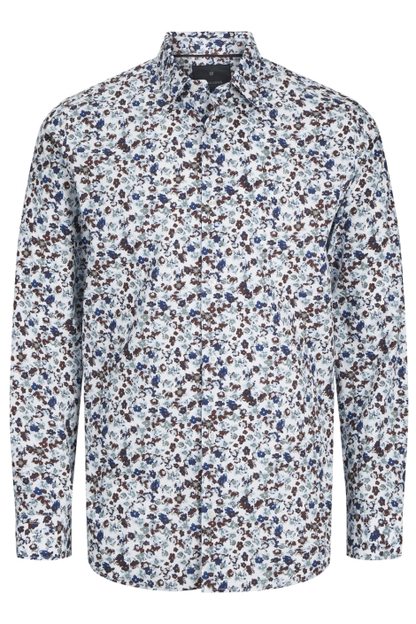 Jack & Jones jprblaleeds print dobby l/s shirt l