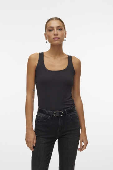 Vero Moda Top VMMILLION SL SQUARE TOP 2-WAY JRS N 10305800 Black