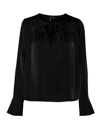 Vero Moda Blouse VMMARY LS STRING TOP WVN GA 10320137 Black