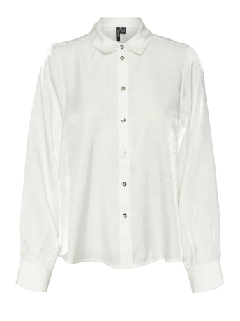 Vero Moda Blouse VMELMA LS LOOSE SHIRT WVN 10320196 SNOW WHITE