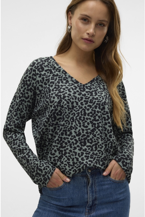 Vero Moda vmmerve ls 2-way loose top jrs boo