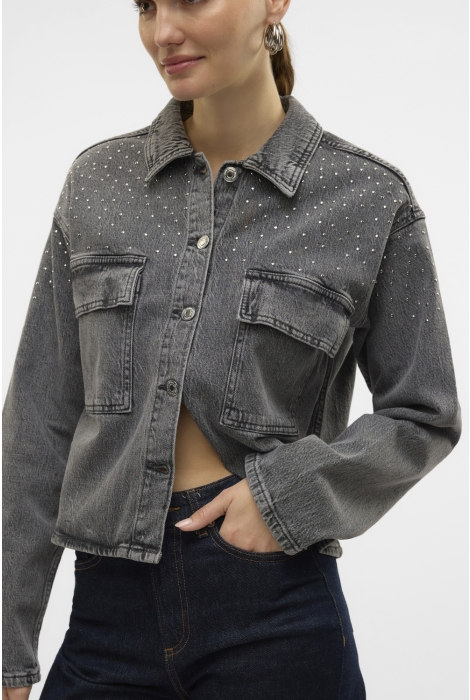 Vero Moda vmellas ls studs dnm shirt ra206