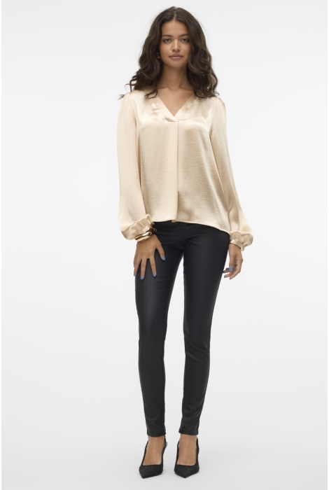 Vero Moda vmrosanna l/s v-neck top wvn btq