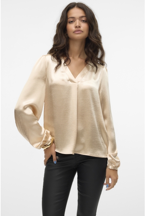 Vero Moda vmrosanna l/s v-neck top wvn btq