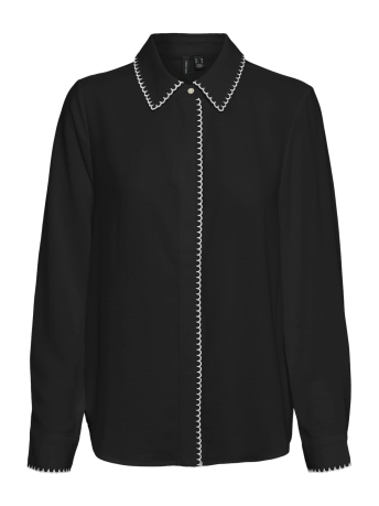 Vero Moda Blouse VMCONNA LS SHIRT WVN GA 10317558 BLACK