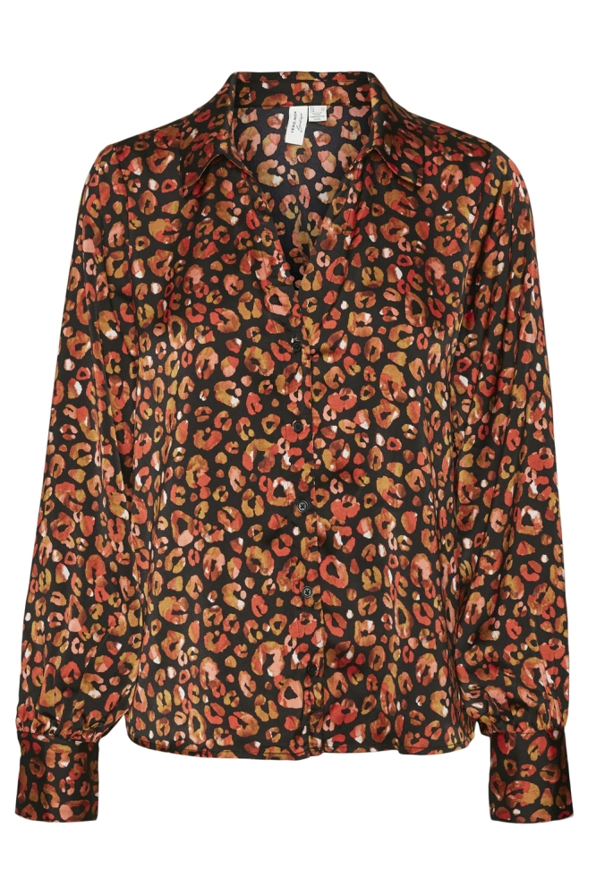 VMRUBIA L/S SHIRT WVN BTQ GA 10320035 Fire Whirl/Rubia