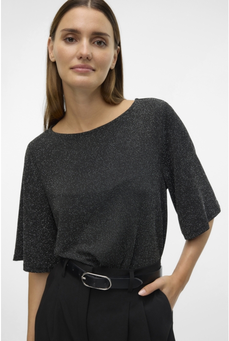 Vero Moda vmkanva 2/4 glitter top jrs