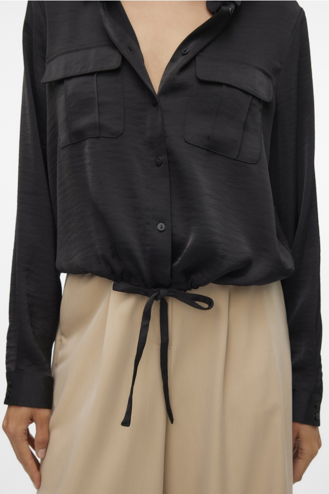 VMMARYS DANA LS BOMBER WVN GA 10300418 BLACK