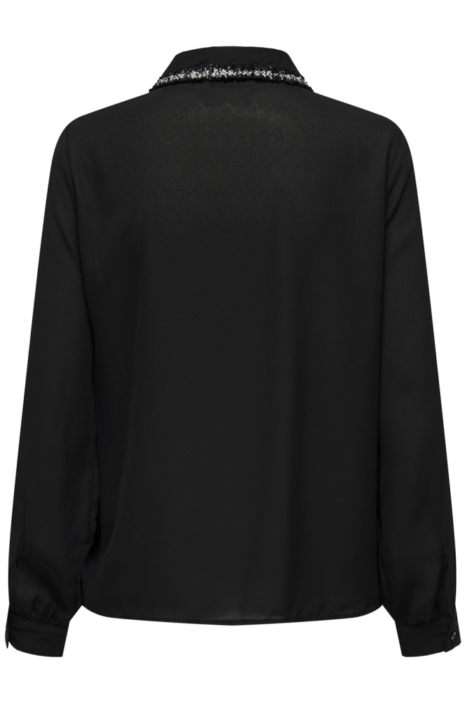 JDYAYA L/S DETAIL SHIRT WVN 15336885 BLACK