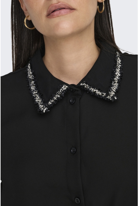 Jacqueline de Yong jdyaya l/s detail shirt wvn