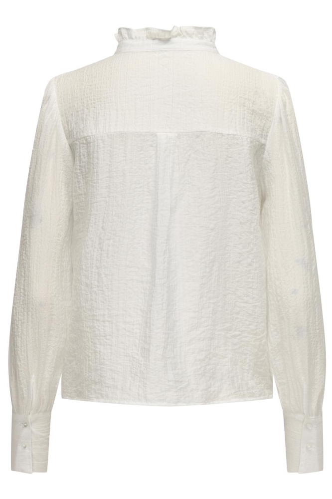 JDYEMMY L/S LACE SHIRT WVN 15336820 Cloud Dancer