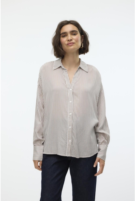 Vero Moda vmbumpy l/s oversize shirt wvn ga