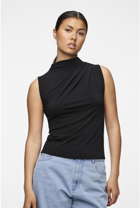 Pieces pcmadison sl draped top noos bc