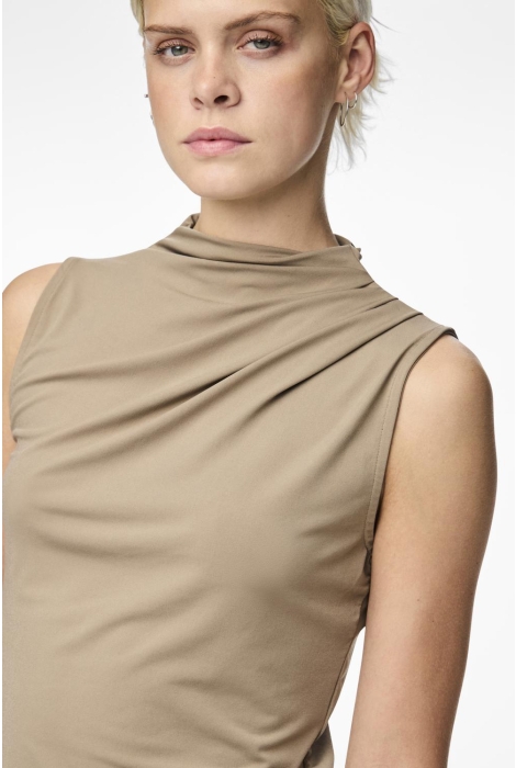 Pieces pcmadison sl draped top noos bc