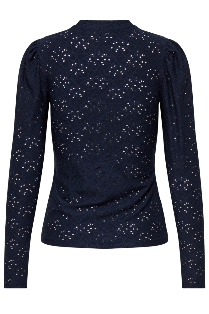 ONLSMILLA LIFE L/S PUFF TOP JRS 15283461 NAVY BLAZER