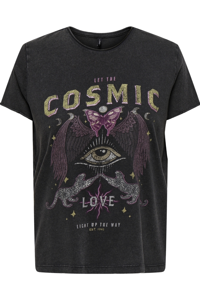 ONLLUCY LIFE S/S EYE TOP BOX JRS 15336965 BLACK/COSMIC BOH