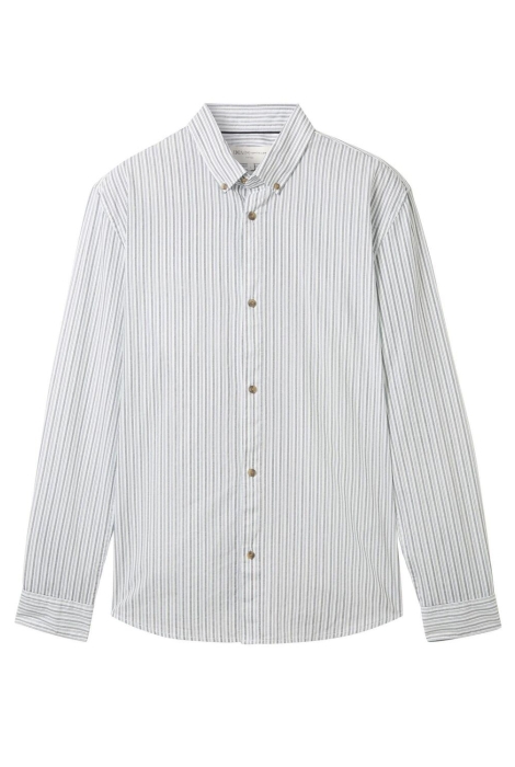 Tom Tailor fitted printed poplin shirt