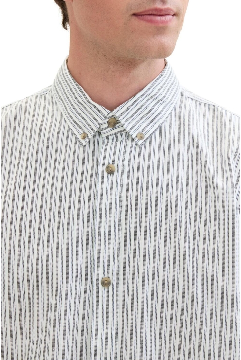 Tom Tailor fitted printed poplin shirt