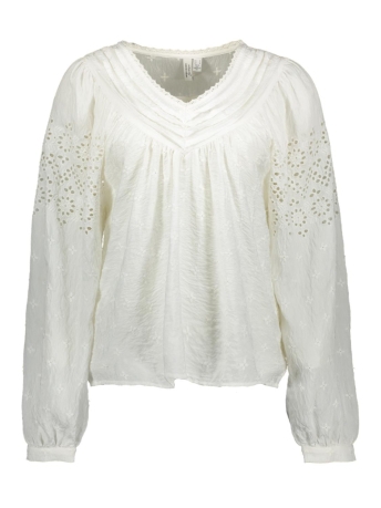 Vero Moda Blouse VMMALARLA L/S V-NECK TOP WVN BTQ 10312650 CLOUD DANCER