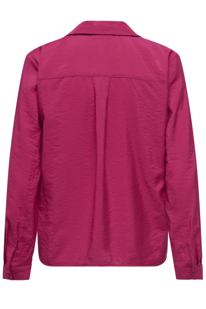 JDYCAMILLE L/S LOOSE V-NECK SHIRT W 15339012 GRANITA