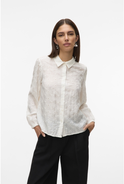 Vero Moda vmvanessa l/s emb. shirt wvn btq