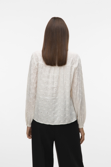 Vero Moda vmvanessa l/s emb. shirt wvn btq