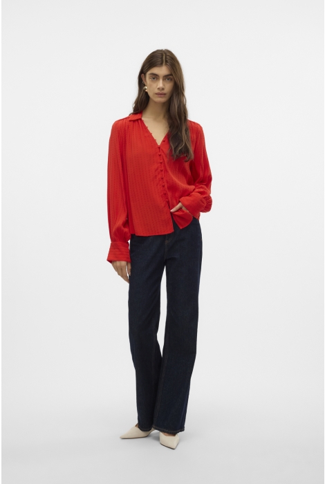 Vero Moda vmviolet l/s shirt wvn btq ga