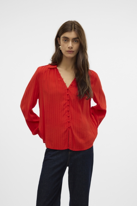 Vero Moda vmviolet l/s shirt wvn btq ga